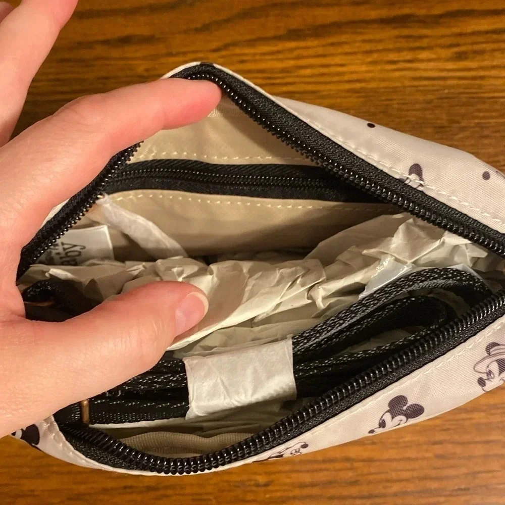 Petunia Pickle Bottom Mickey Mouse Convertible Belt Bag - Picture 6 of 8